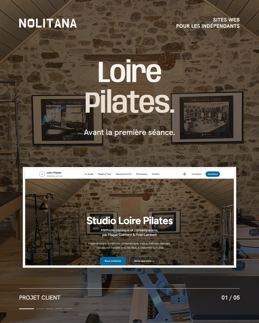 Loire Pilates, avant la première séance.