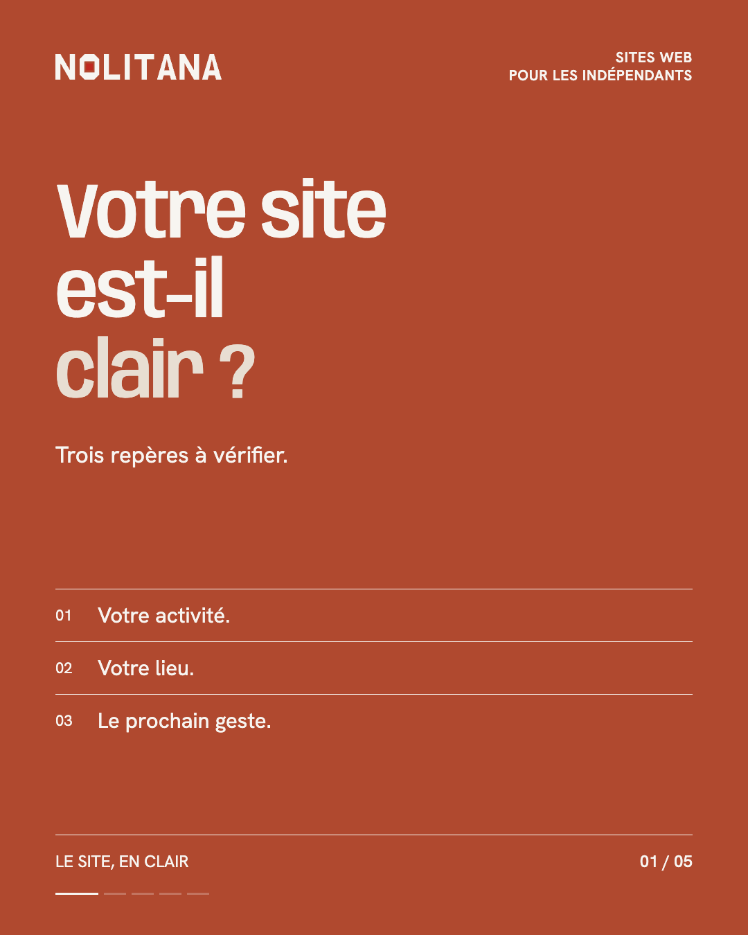 Que comprend-on de votre site ?