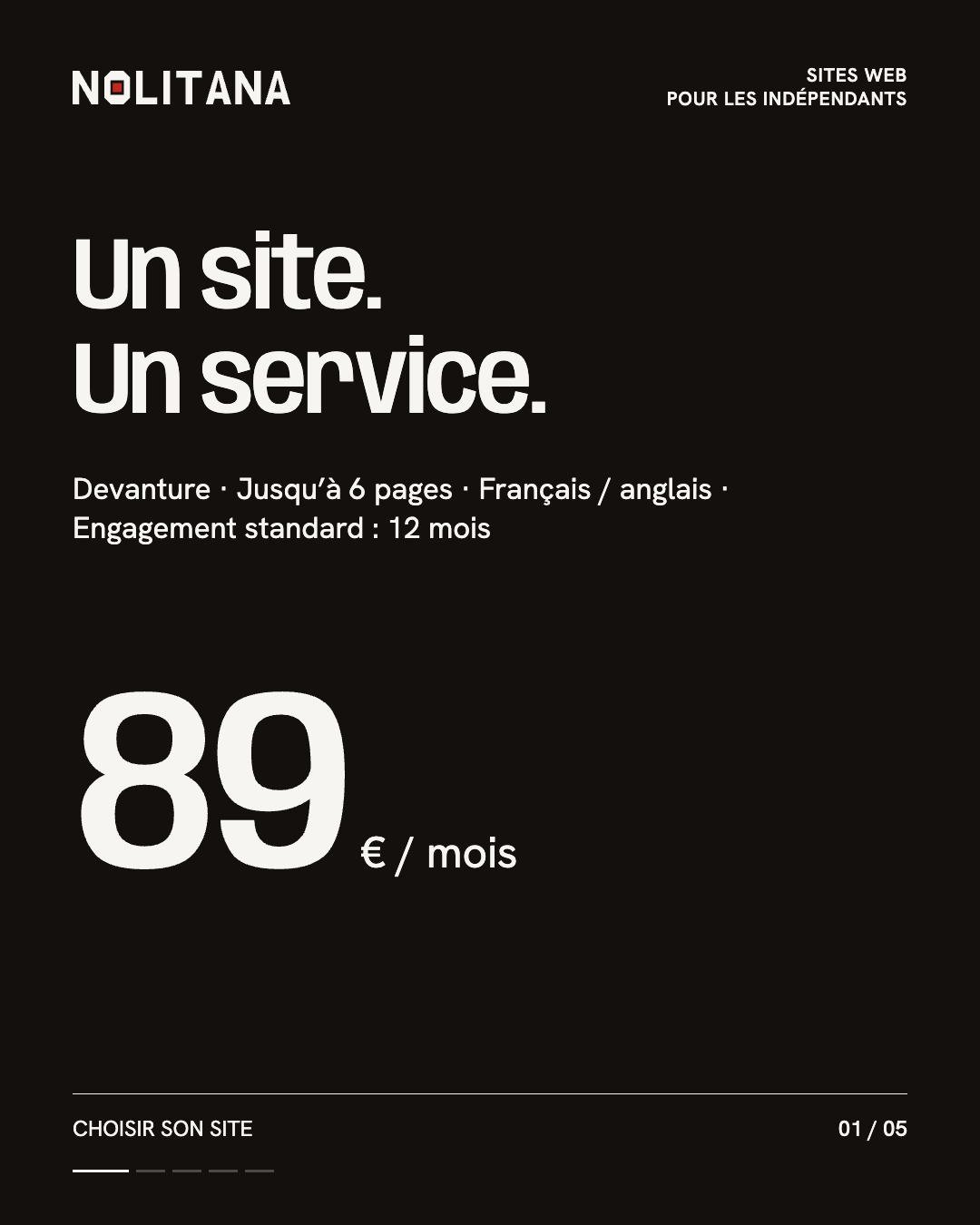 89 € par mois. Pour quoi ?