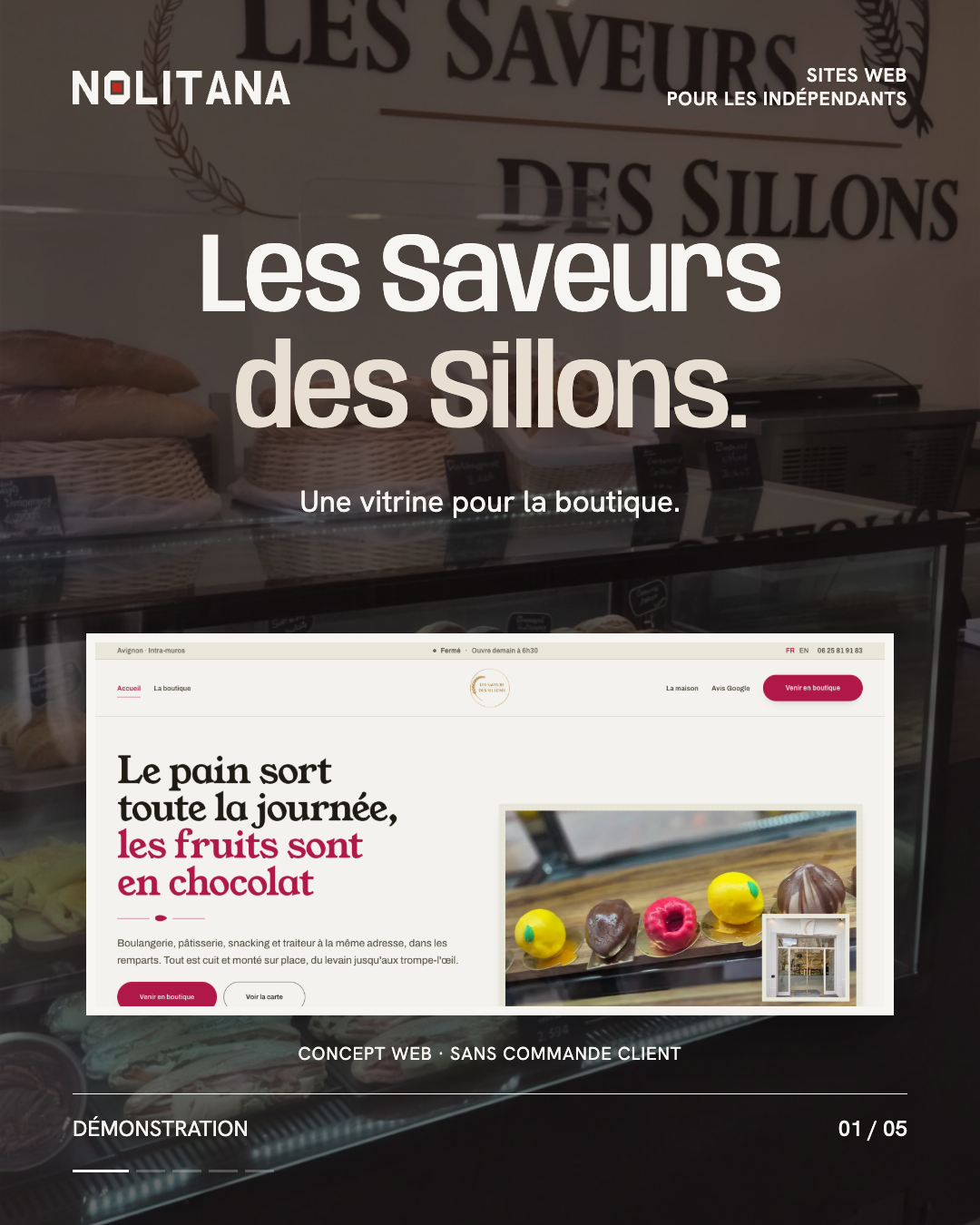 Les Saveurs des Sillons, une vitrine en ligne.