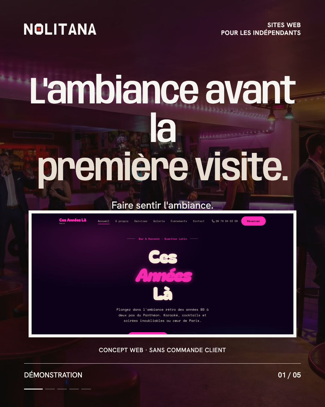 L'ambiance avant la première visite.