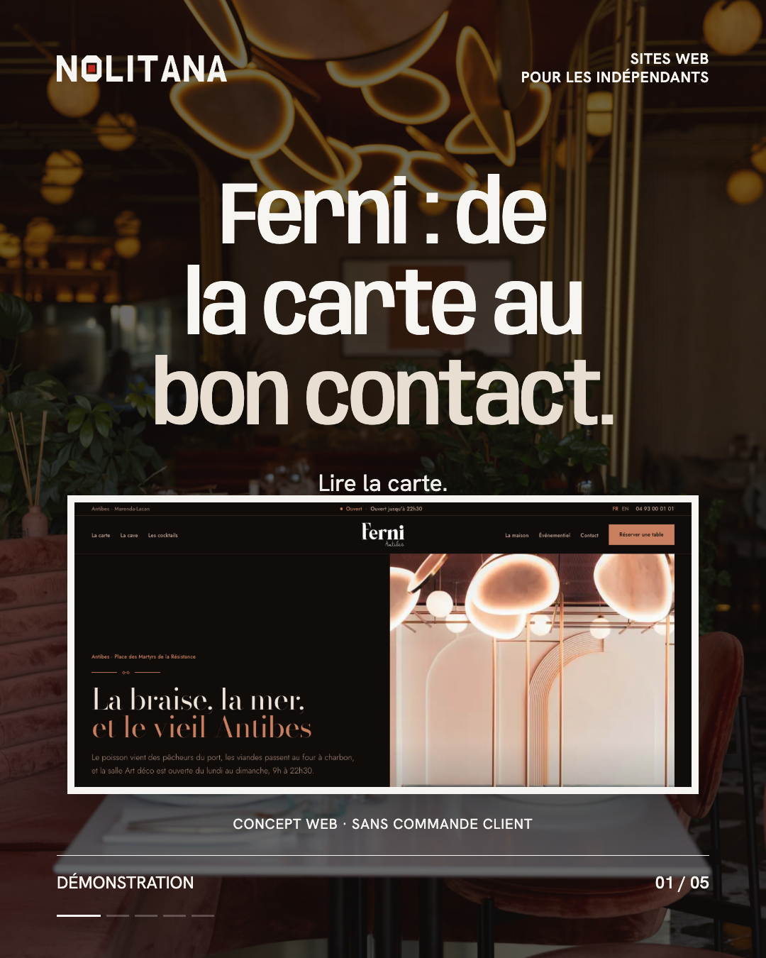 Ferni : de la carte au bon contact.