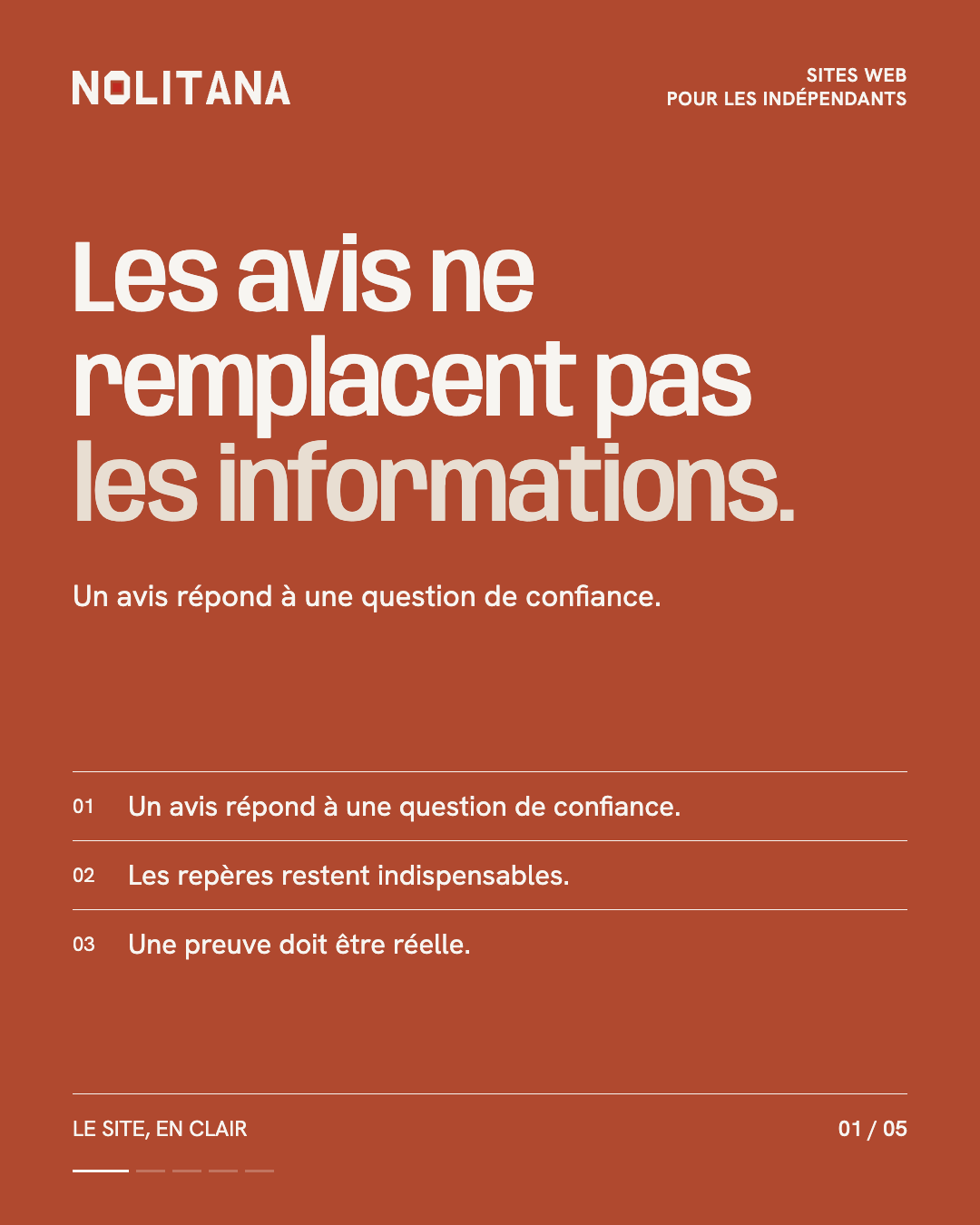 Les avis ne remplacent pas les informations.