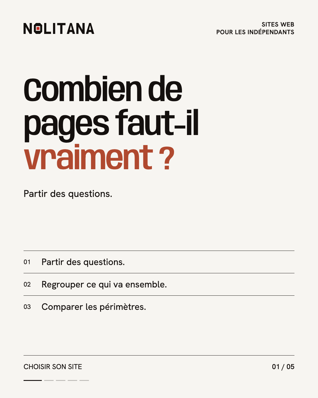 Combien de pages faut-il vraiment ?