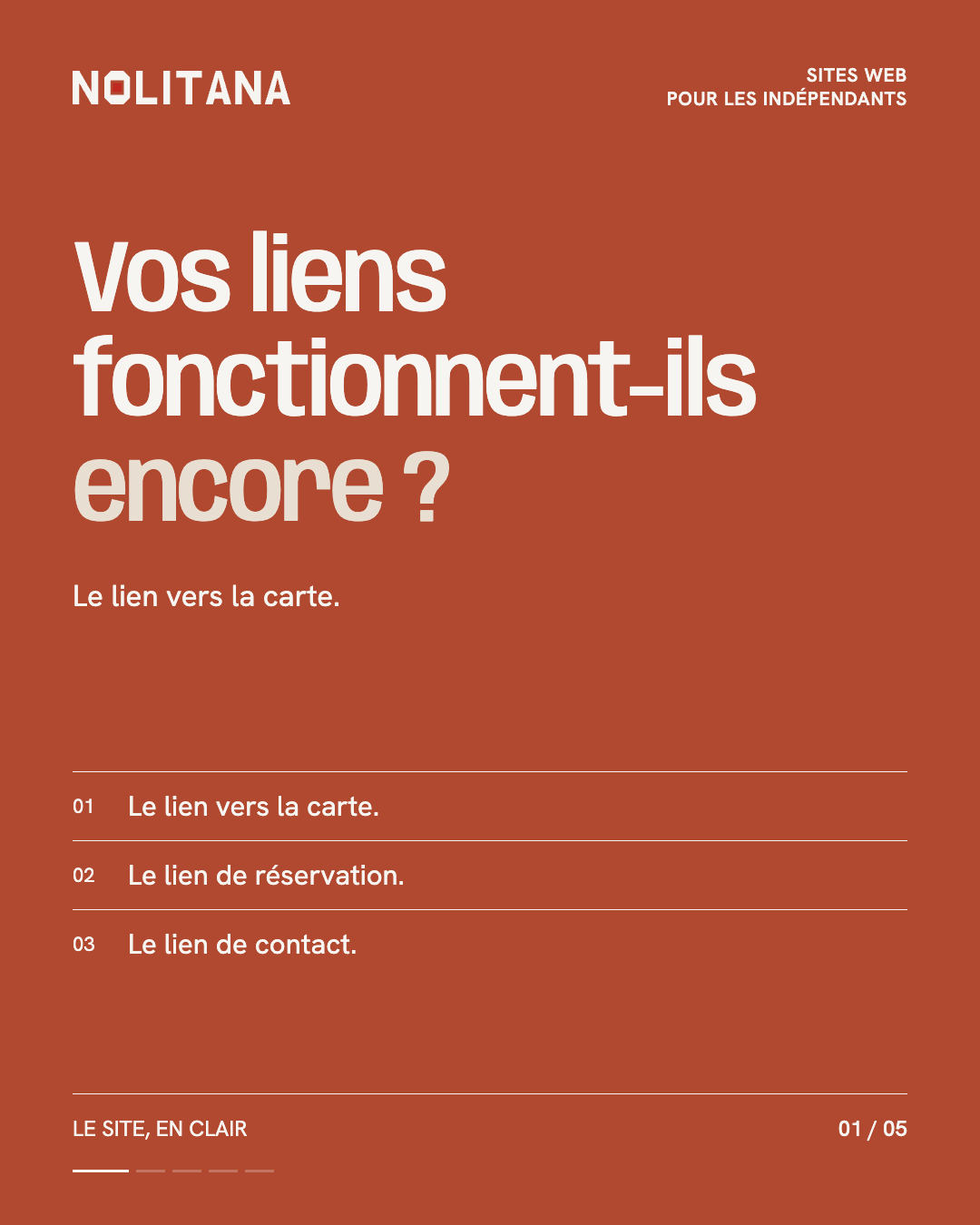 Vos liens fonctionnent-ils encore ?