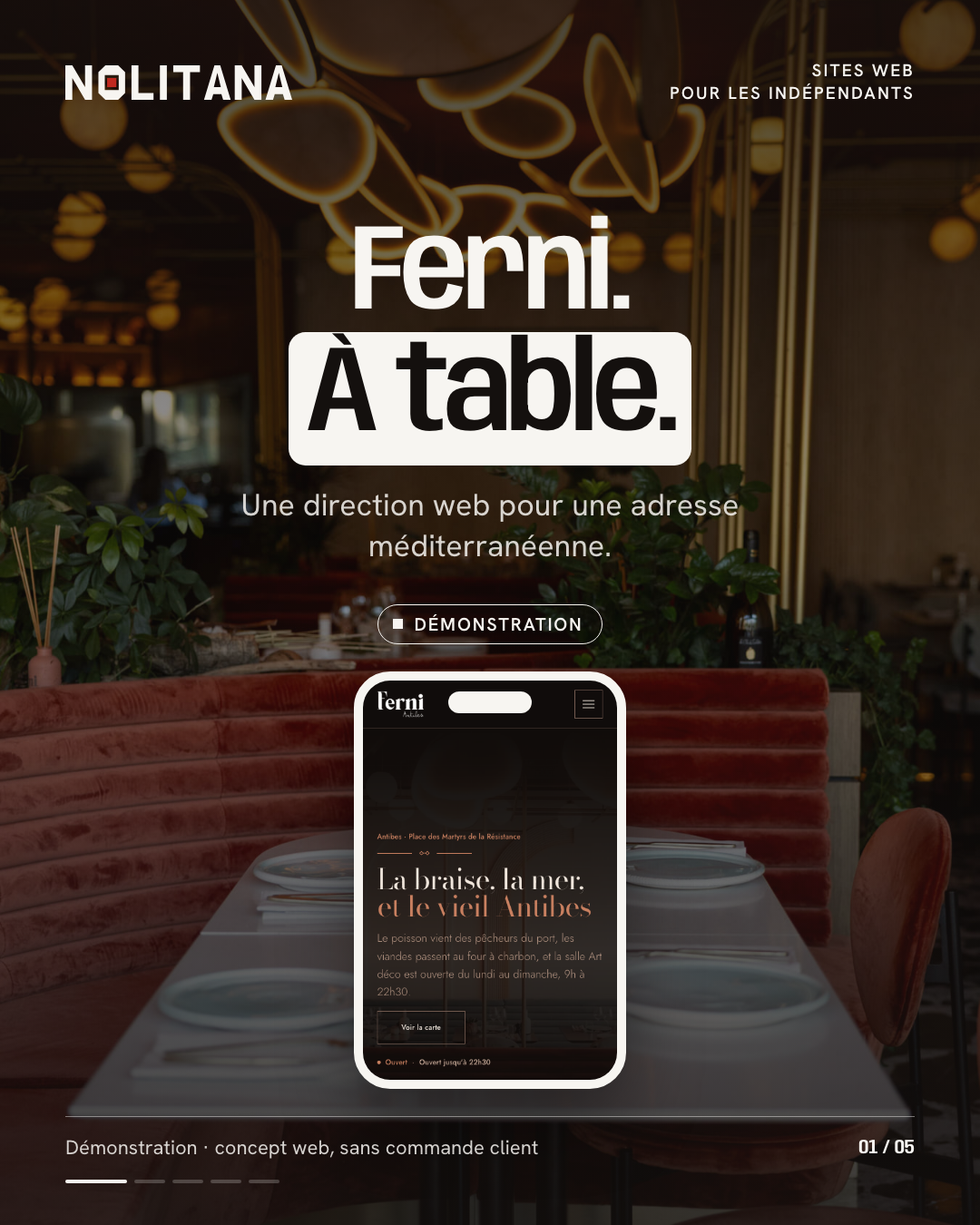 Ferni, l'adresse prend forme.