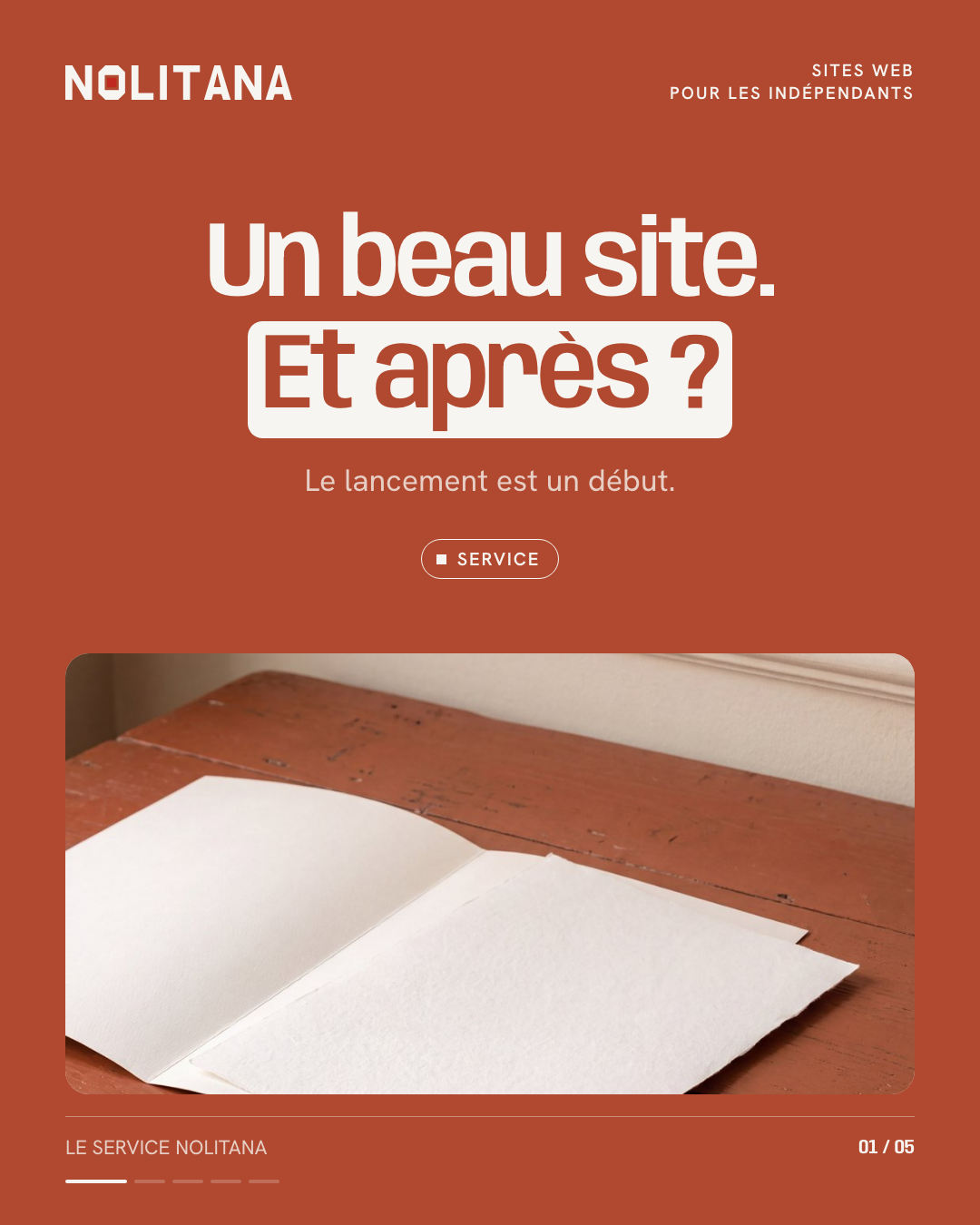 Un beau site. Et après ?