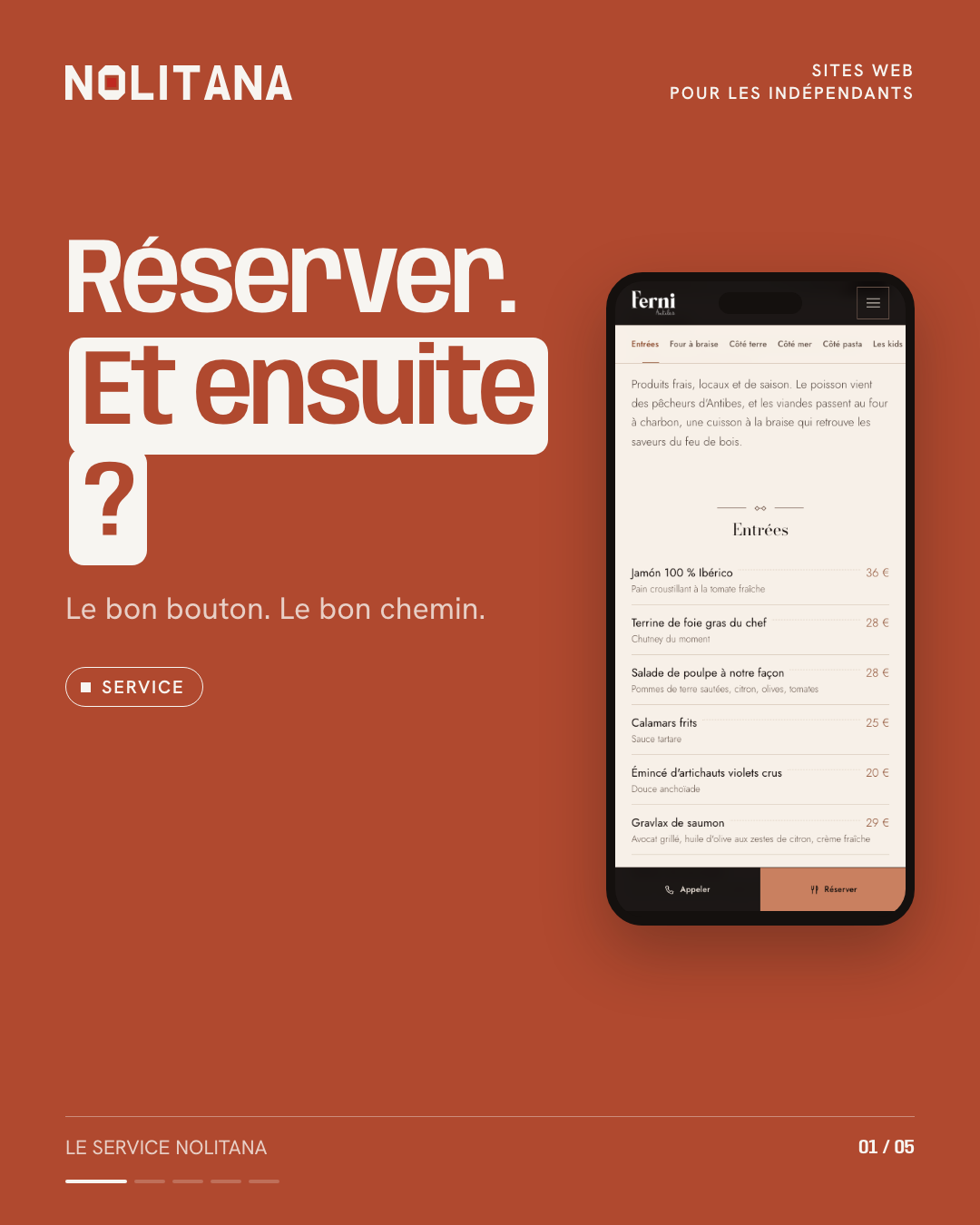Réserver : quel est le prochain geste ?