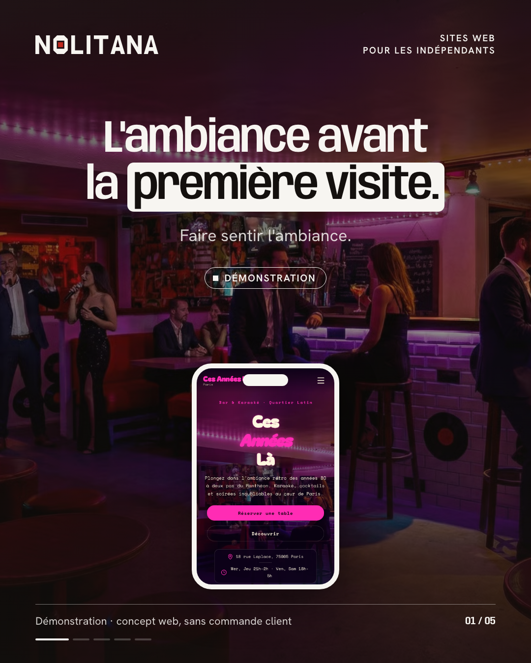L'ambiance avant la première visite.