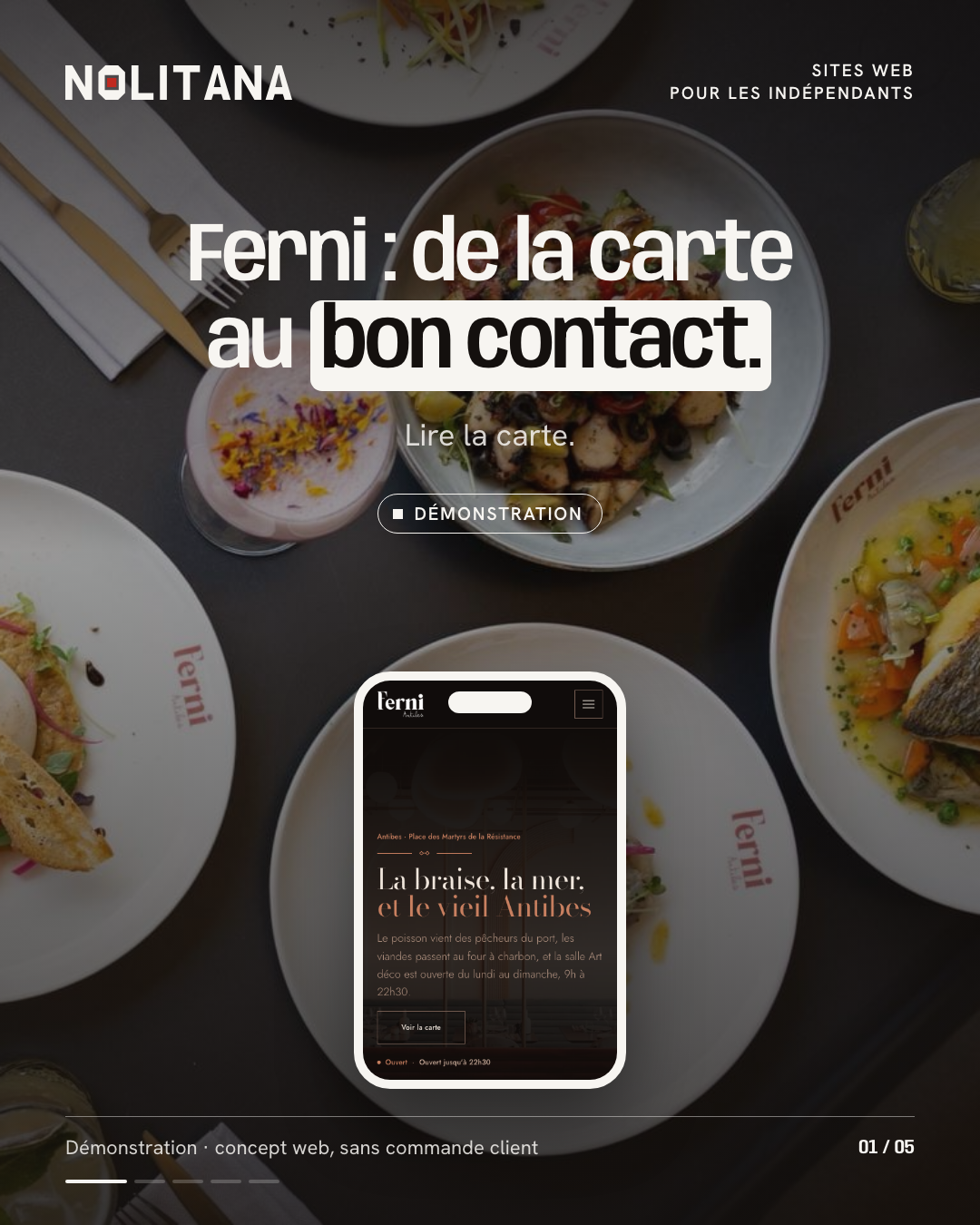 Ferni : de la carte au bon contact.