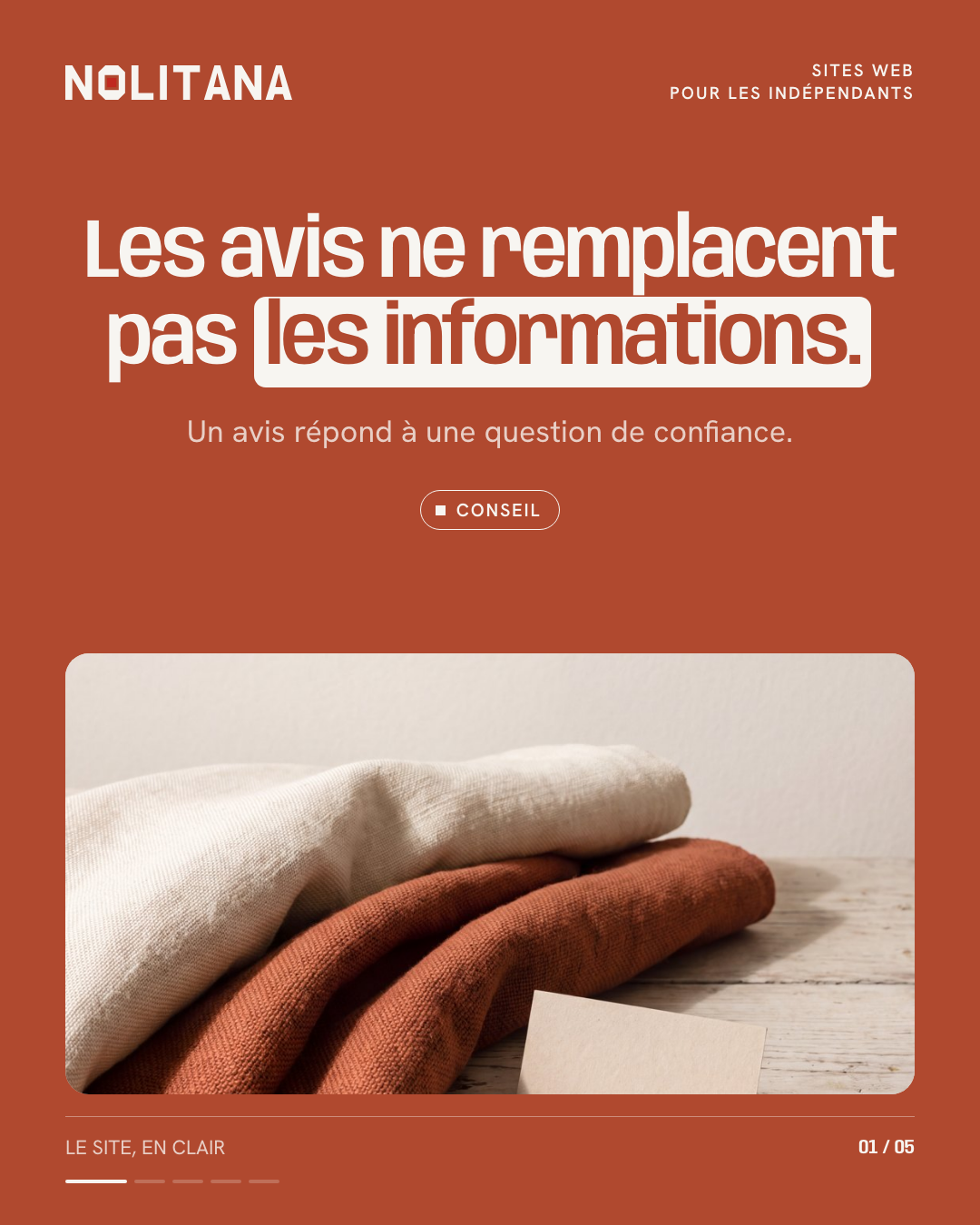 Les avis ne remplacent pas les informations.