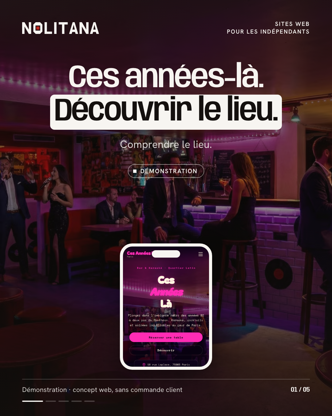 Ces années-là : comprendre le lieu avant d'appeler.