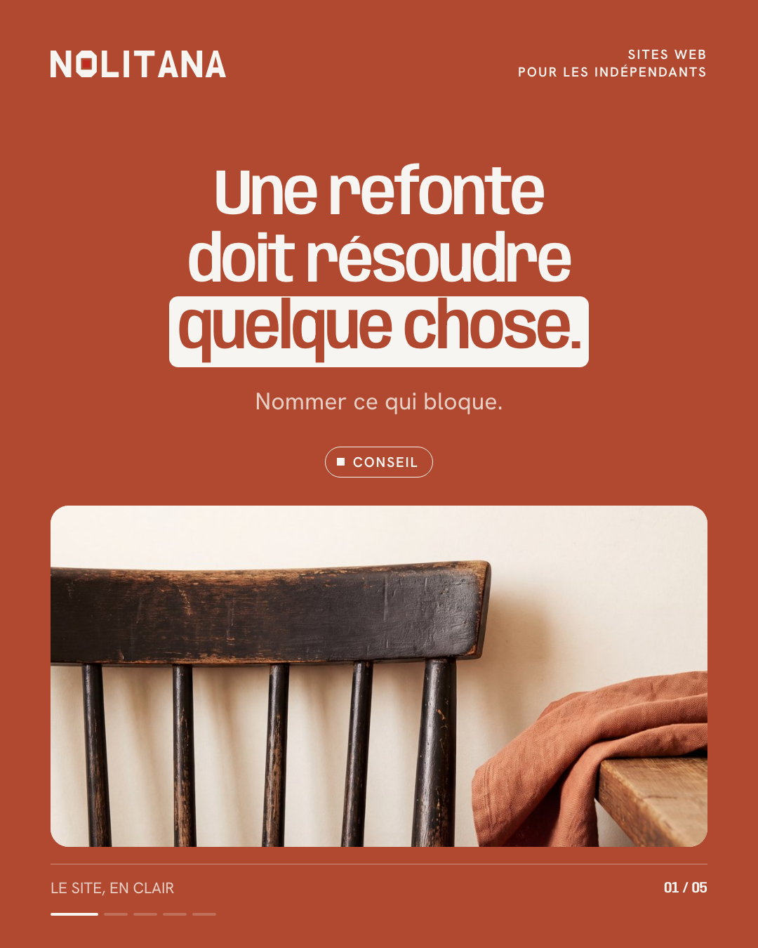 Une refonte doit résoudre quelque chose.