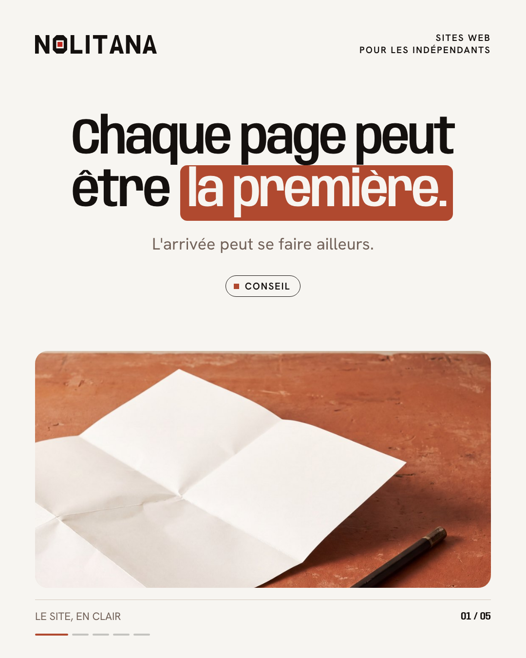 La page la plus utile n'est pas toujours l'accueil.