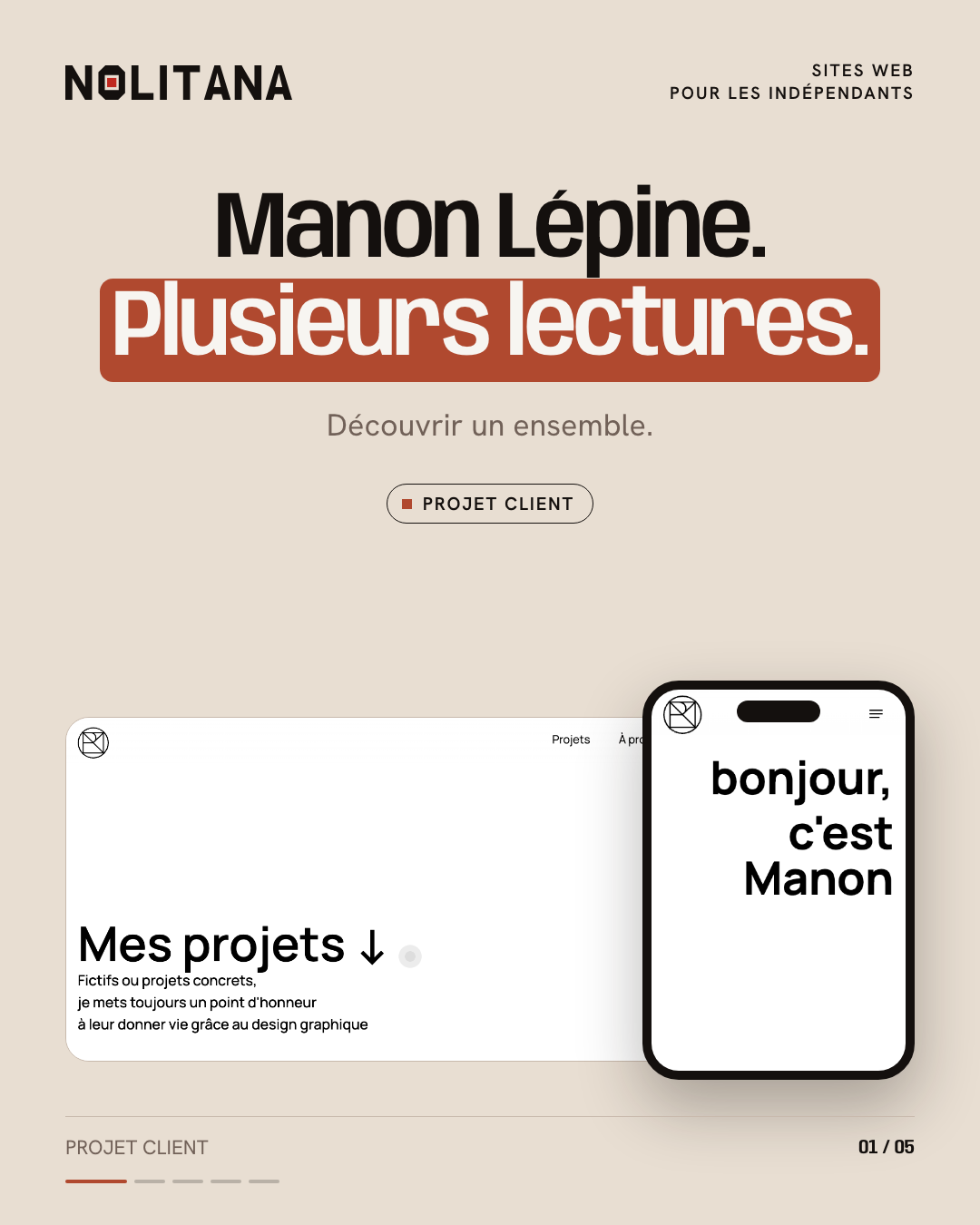 Manon Lépine : un projet, plusieurs lectures.