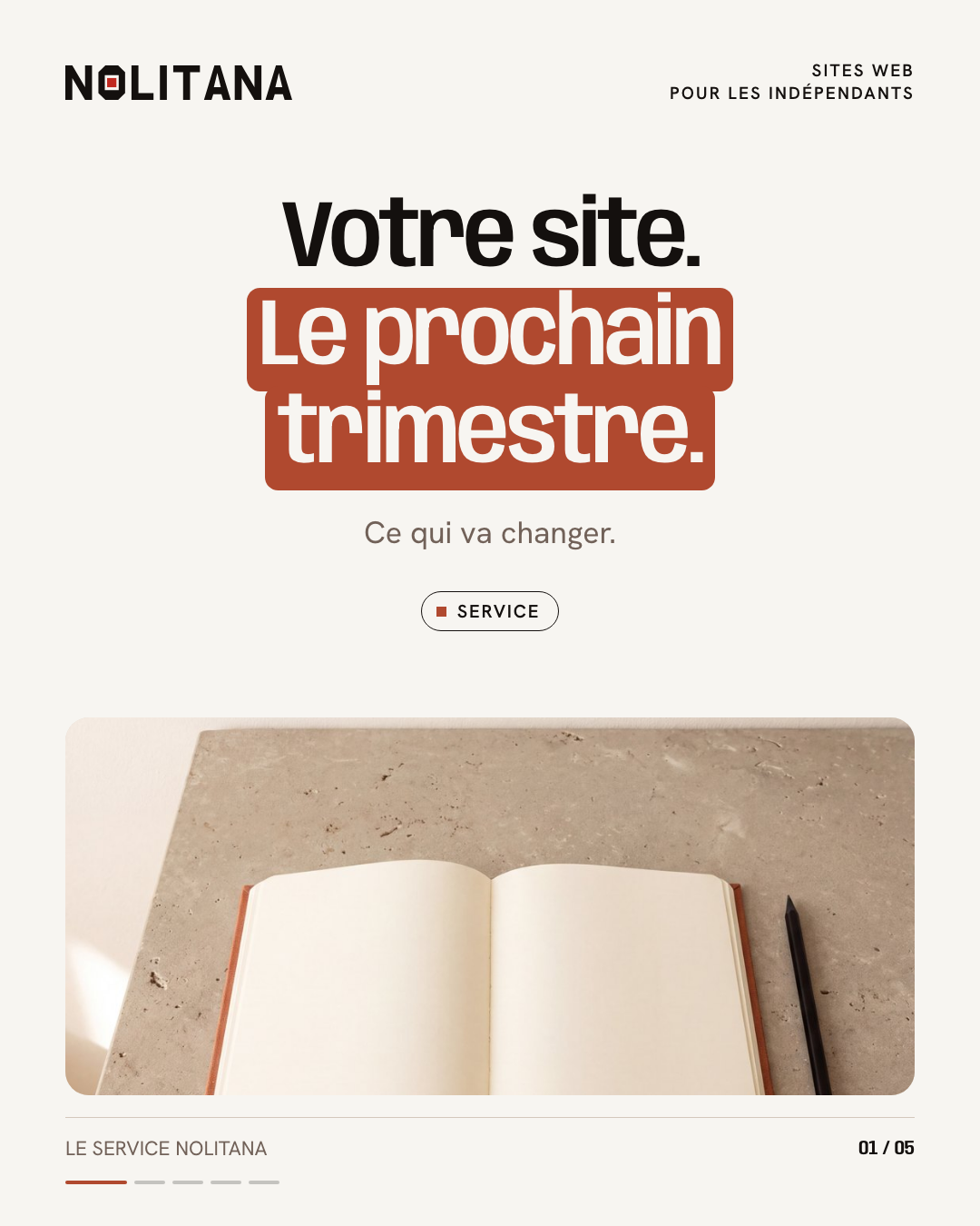 Préparer le prochain trimestre de son site.
