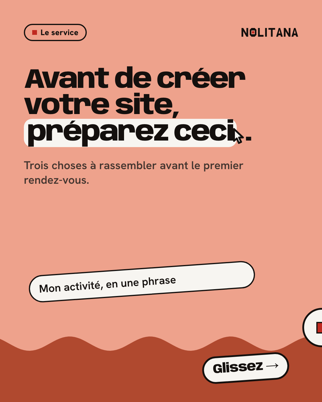 Avant de créer votre site, préparez ceci.