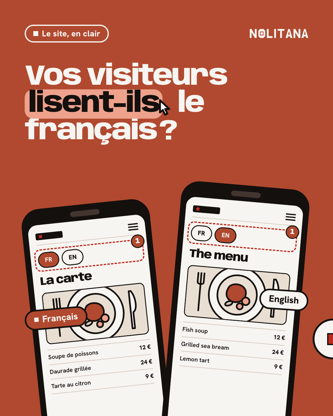 Vos visiteurs lisent-ils le français ?