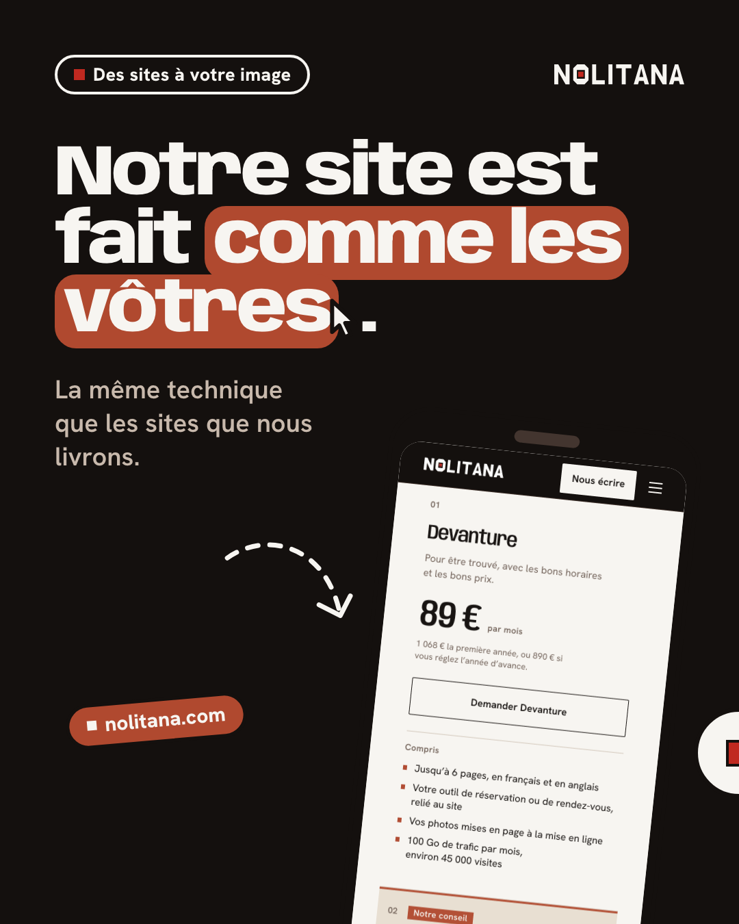 Trois activités. Trois sites.
