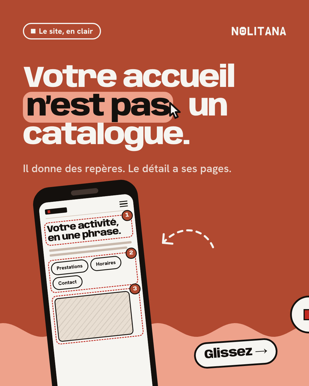 Votre accueil n’est pas un catalogue.