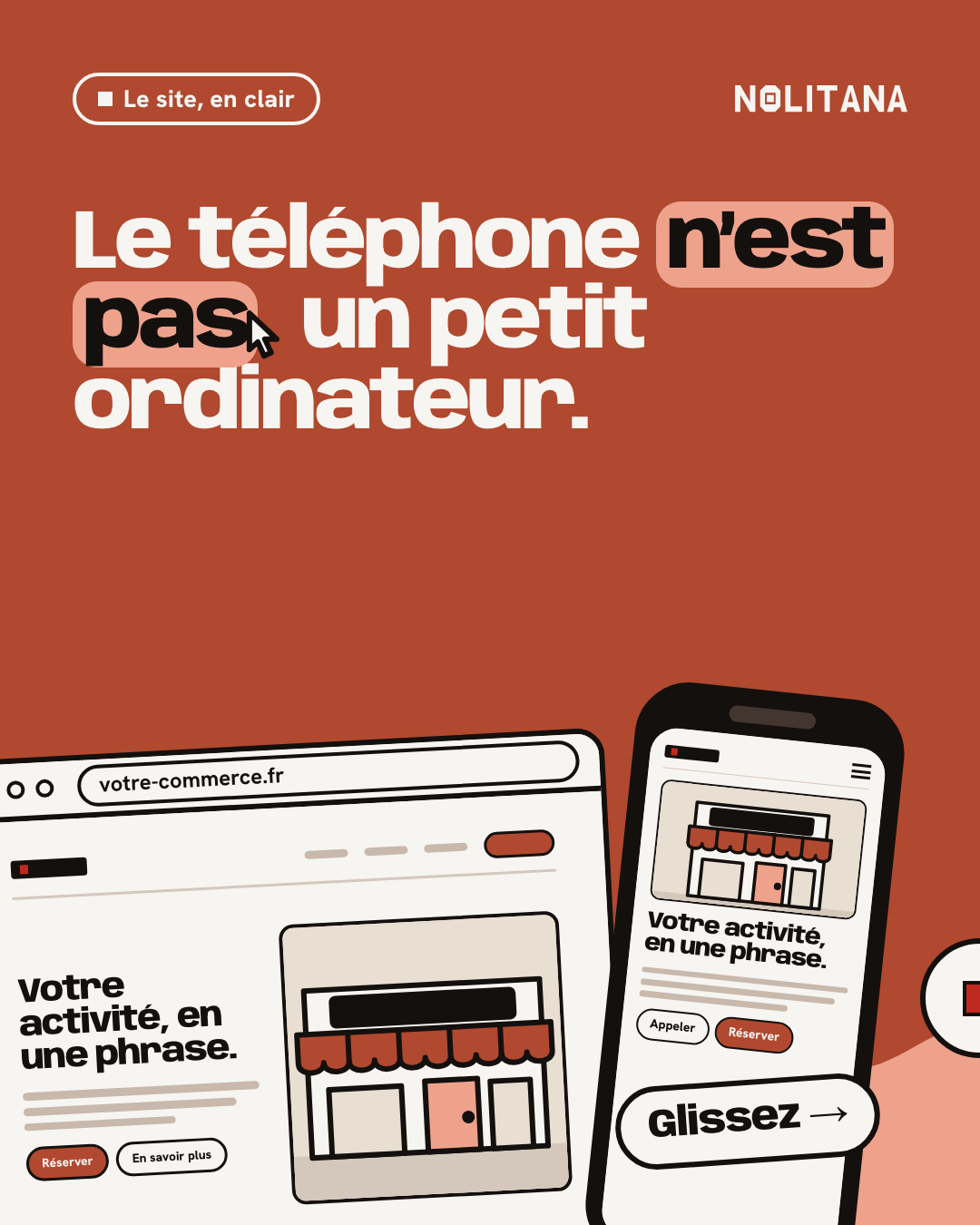 Le téléphone n’est pas un petit ordinateur.