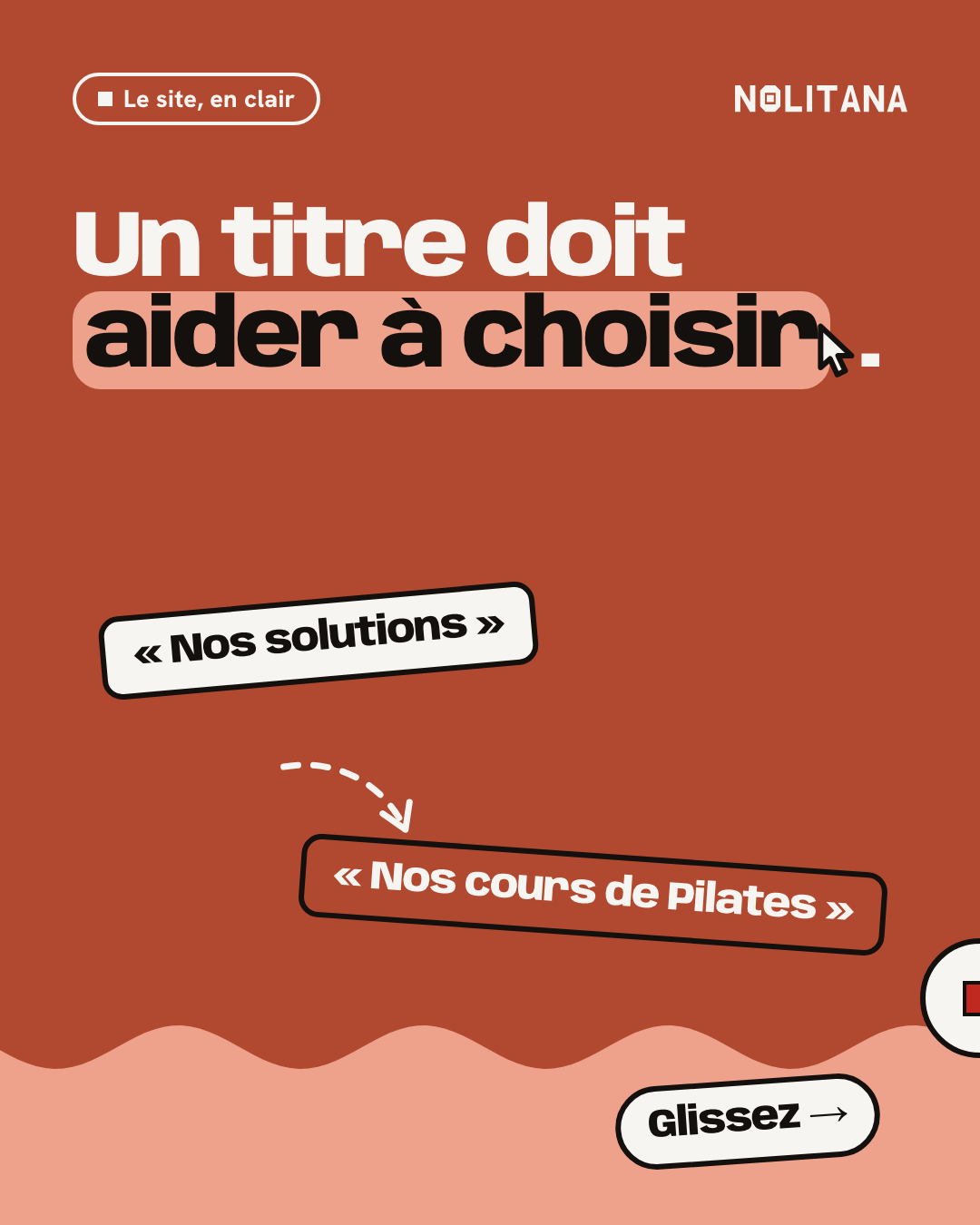 Un titre doit aider à choisir.