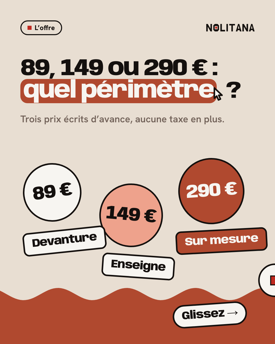 89, 149 ou 290 € : quel périmètre ?