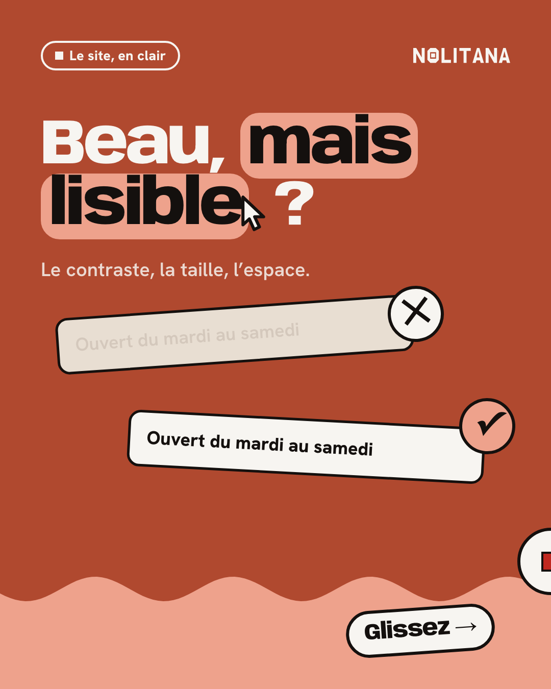 Beau, mais lisible ?