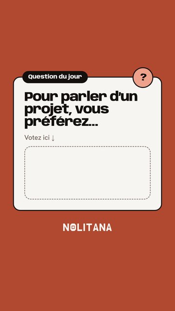 Story sondage de J08