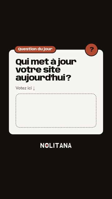 Story sondage de J09