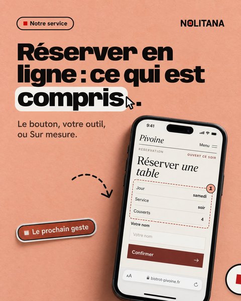 J12 · Réserver en ligne : ce qui est compris.