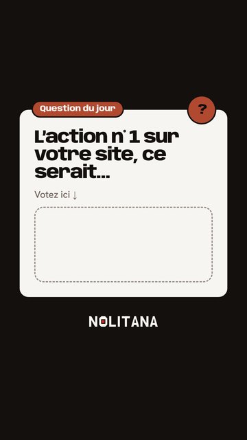 Story sondage de J19