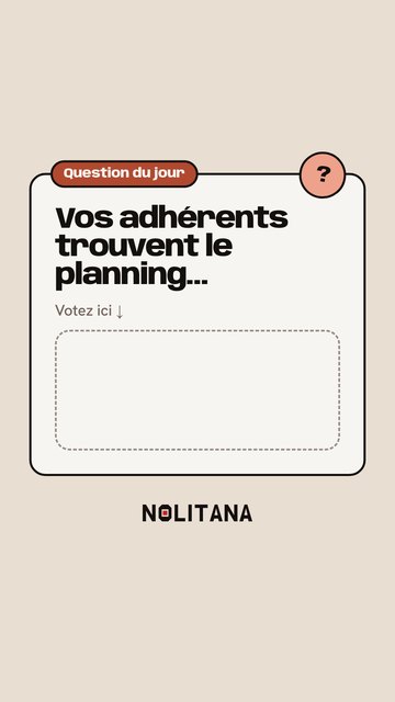 Story sondage de J26