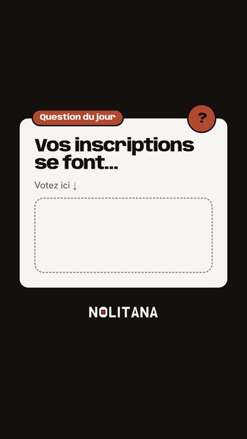 Story sondage de J32