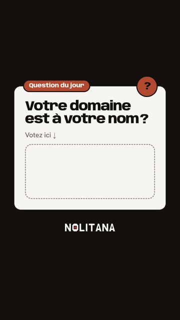 Story sondage de J39
