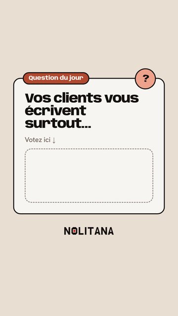 Story sondage de J41