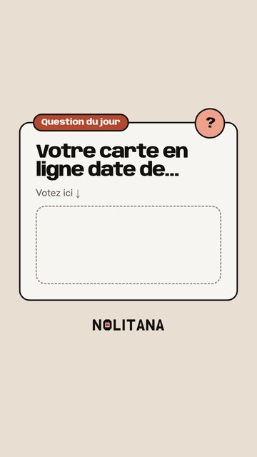 Story sondage de J42