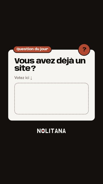 Story sondage de J50