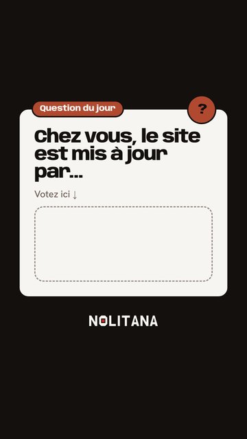 Story sondage de J52