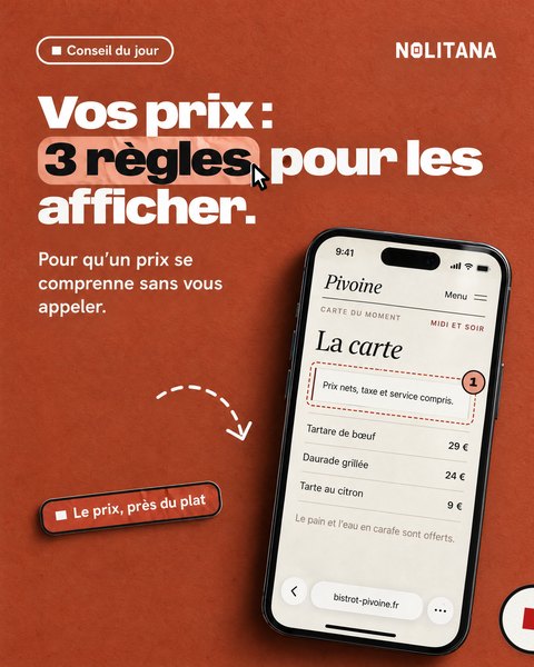 J53 · Vos prix : 3 règles pour les afficher.