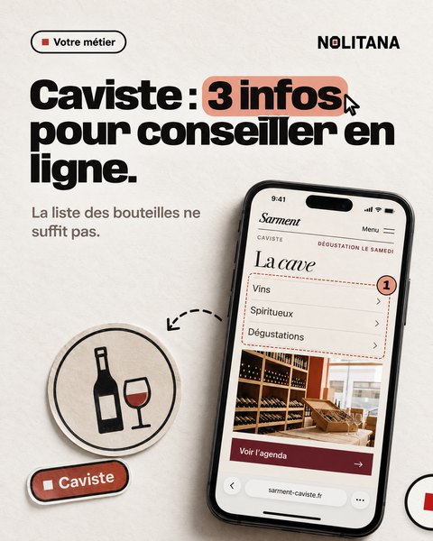 J54 · Caviste : 3 infos pour conseiller en ligne.