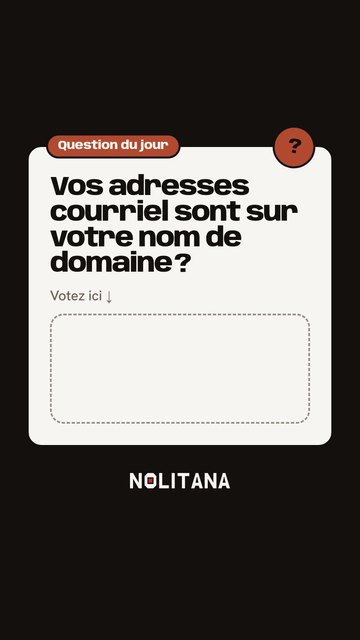 Story sondage de J57