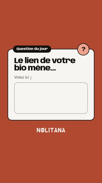 Story sondage de J58