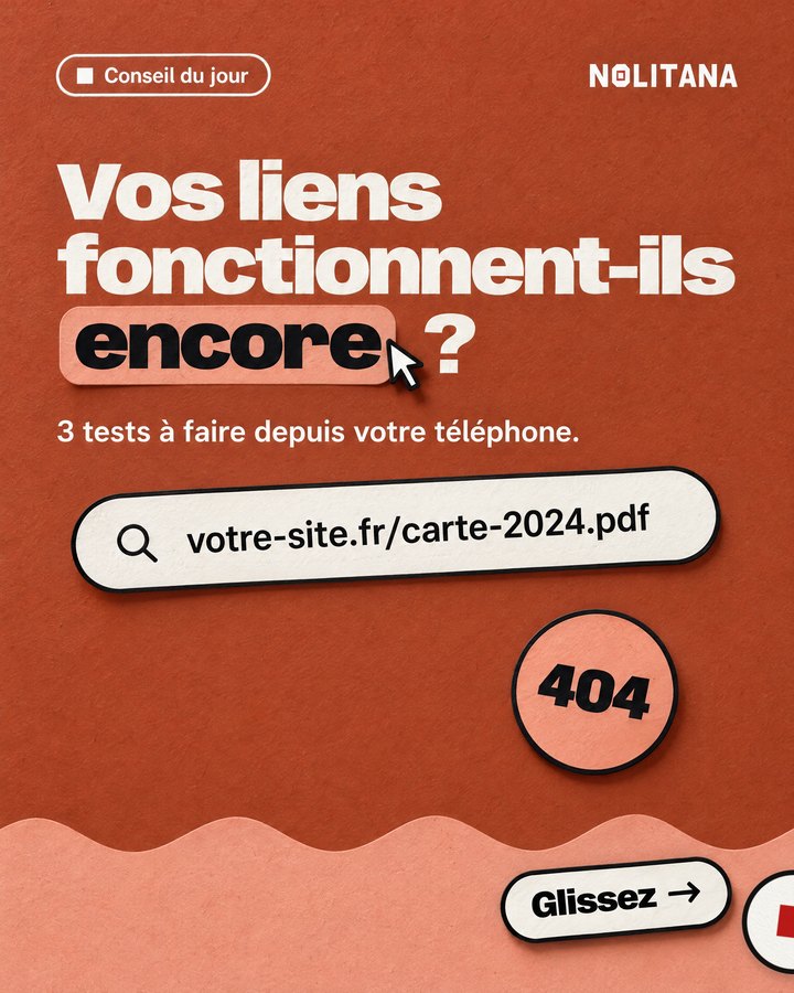 Vos liens fonctionnent-ils encore ? 3 tests à faire depuis votre téléphone.