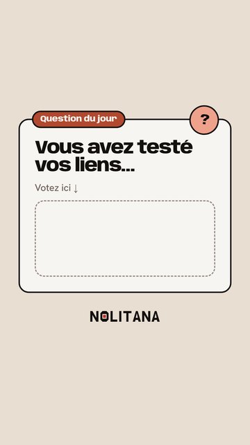 Story sondage de J63