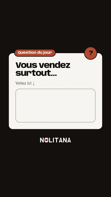 Story sondage de J64