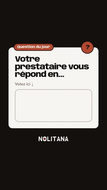 Story sondage de J65
