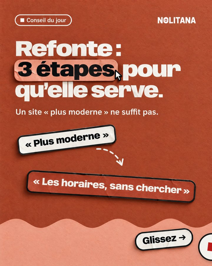 Refonte : 3 étapes pour qu’elle serve. Un site « plus moderne » ne suffit pas.