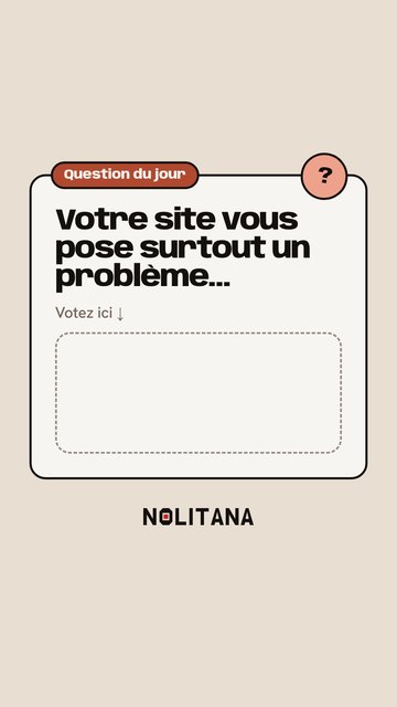 Story sondage de J69