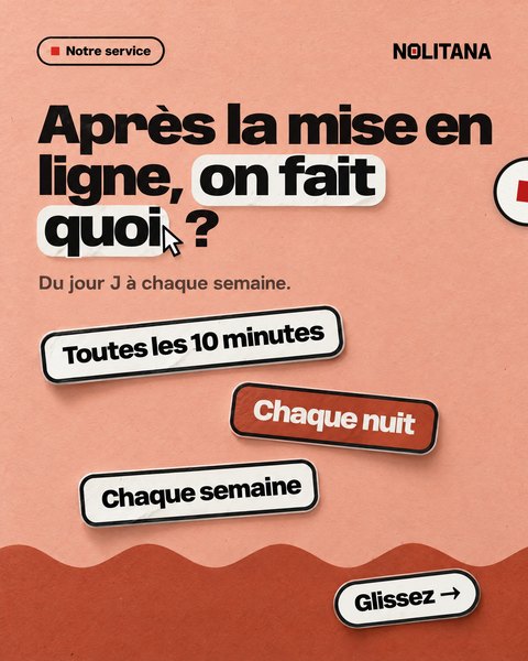 J70 · Après la mise en ligne, on fait quoi ?